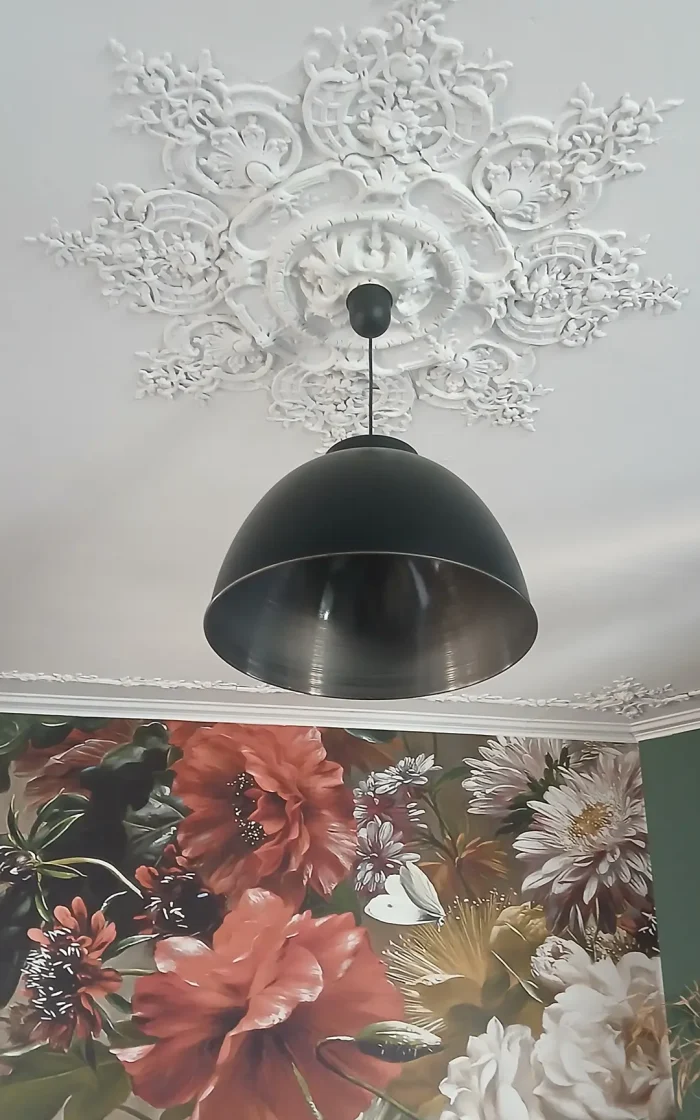 rosace plafond les lapins bleus